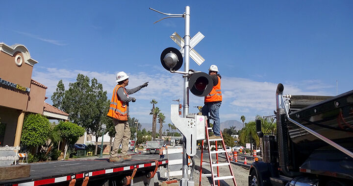 Work continues on the Relands Passenger Rail Project.